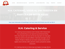 Tablet Screenshot of hhcatering.nl